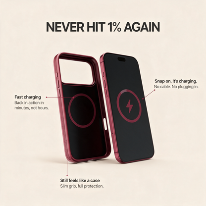 AmpShell™ POWER CASE FOR IPHONE